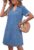 NITZANA Womens Denim Dress