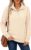 ANRABESS Waffle Knit Sweatshirt Henley Shirts