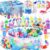 Magic Water Elf Toy Kit for Kids – Aqua Fairy Water Gel Kit with 24 Colors Magic Gel & 20 Molds, DIY Squishy Maker Craft Set, Create Your Own Water Pets, Sensory Play Gift for Boys Girls Ages 3+