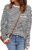 LILLUSORY Womens Striped Pullover Sweater