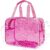EDELEFAS Clear Red Star Makeup Bag