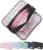 FAHZON Cute Pencil Case, 3 Large Compartments Pencil Pouch, Elastic Pen Slots&Mesh Pockets for Stationery, Pencil Bag for School Supplies with Zipper for Girls Boy Women Teens Adults-Black