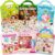 6 Reusable Puffy Sticker Books for Toddlers 1-3 2-4 Years Girls | 300+ Stickers | Travel Toys for Road Trip & Airplane Essentials | Princess,Mermaid,Fairies,Pet,Dress Up Theme Activity Books