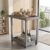 GAOMON 2-Shelf Outdoor Grill Cart