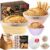 YIOPAUN Non-Stick Silicone Banneton Bread Proofing Baskets 3Pack