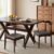 Solid Wood Dining Chairs Set of 2