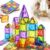 Large Diamond Magnetic Building Tiles: 48 PCS Deluxe 3D Play Blocks