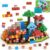 TENYEAH Magnetic Blocks Game – Build Mine Magnet Video Game World Adventure Set for Toddler, Super Bro Magnetic Set Elements Toys Gift for Boys & Girls Kids 3+