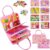 TenFans Busy Board for Toddlers 3+ Years Old, Montessori Sensory Toy | Gifts for Girl Learning Fine Motor Skills – Educational Activities Travel Toys for Car Airplane
