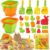 Collapsible Beach Toy Set for Kids, 29 Pcs Farm Sand Toys with Animal Molds | Foldable Buckets, Shovels, Rakes & Mesh Bag | Beach Essentials Sand Castle Building Kit | Travel Beach Toys for Kids Ages 4-8