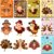 Thanksgiving Stickers for Kids, Thanksgiving Crafts Party Supplies for Kids | Thanksgiving Crafts for Kids, Thanksgiving Decorations Party Favors Supplies Games Activities Autumn Fall Harvest(24 Sheets)