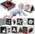 URMYWO Black and White Baby Toy, Tummy Time High Contrast Newborn Toys