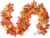 WIRONLST 6FT Fall Garland with Lights