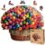 LEOGOR Wooden Jigsaw Puzzles for Adults 200 Pieces (13 × 10.7 in), Rainbow Tulip Puzzle, Extra-Thick 5mm Wood, Floral Mosaic with Unique Shapes, Relaxing Artistic Gift for Adults and Teens