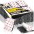 PHIXBEAR 60 Pcs Strong Double Sided Adhesive Pads, Heavy Duty Square Sticky Mounting Foam Tape for Car Décor Wall, 0.12″ Thick Black Sticky Pads 1.57x 1.97