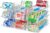 BingoHive Can Organizer for Pantry Stackable 3 Tiers Can Storage Organizer Pantry Soda Can Organizer for Fridge 36 Cans Rack Automatic Rolling Canned Food Organizer for Refrigerator Kitchen Clear
