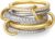 FIMHUT Gold Stackable Rings