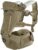Abiie Huggs 3-in-1 Baby Carrier with Hip Seat – Ergonomic M-Position | Front-Facing, Hip-Hugger, Back Baby Carrier – 3 Mos to Toddler – Buckle Closure, Hands-Free – US Safety Approved – Khaki Sand