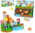 MINECFTOY 36Pcs Mini Magnetic Tiles