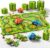 Beby Buty 48PCS Puzzle Race Track Car Set Toys for Kids Boys, Floor Puzzle Car Tracks for Boys Ages 3-5 4-6, Toddler Toys Gifts for 3 4 5 Year Old Kids, Ideal 3 4 5 6 Year Old Birthday Gifts