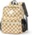 STEAMEDBUN Corduroy Toddler Backpack for Girls Boys 2-4, Kids Preschool Backpack for Kindergarten – Checkered