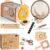 Wooden Bug Catching Kit for Kids, 10-Piece Outdoor Nature Explorer Set with Magnifying Glass, Butterfly Net, Wooden Bug Habitat, and Tools, Catch-and-Release STEM Educational Kit for Boys and Girls