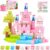 Hiwawind Updated Princess Magnetic Blocks for Girls, Princess Castle Magnetic Building Toys, STEM Montessori Sensory Toys for Toddlers 3-4 5-6 7-8, Creative Birthday Gifts for 3+ Year Old Girl