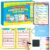 Preschool Learning Activities Book, 54 Reusable Pages Workbooks for Kid, Toddler Handwriting Practice, ABC Busy Book for Kids Ages 3-8, Montessori Travel Educational Toys, Gifts for Kids Ages 3+