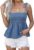POTILI Womens Denim Top