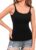 TOTATUIT Women Camisole Ribbed Square Neck Tank Top