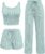 Ekouaer Womens Lounge Set–3 Pcs