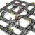 SKTMYY Magnetic Tiles Road Set with Pullback Car