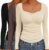 EKOUAER 3 Packs Womens Long Sleeve Tops