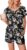 Ekouaer Women’s Pajamas Set Ruffle Sleeves Sleepwear V Neck Comfy 2 Piece Pjs Loungewear Set with Pockets S-XXL