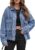 Trendy Queen Womens Oversized Jean Jacket