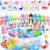 Louseadon Magic Water Elf Toy, Aqua Fairy Water Gel Kit with 24 Gels & 20 Molds, Magic Gel Water Pets & Squishy Maker Toy, Sensory DIY Craft Kit, Party Favors & Fun Educational Gifts for Kids Ages 3+