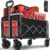 Collapsible Wagon Cart with Wheels, Compact 360 lb Folding Utility Wagon | 120L compact wagon with 360 lb support, 11 lb lightweight design, adjustable handle, 2 cup holders and al