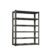 82″ H 6 Tier Metal Shelves for Storage Garage Shelving 2400LBS Heavy Duty Storage Shelves Adjustable Garage Shelf Industrial Shelving Unit Storage Utility Rack,48″ W*18″ D*82″ H,Black