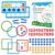 82 PCS Jumbo Magnetic Number Bonds and Magnetic Ten Frames Set – Magnetic Numbers for Whiteboard, Math Counters, 10 Ten Frames for Classroom, Math Manipulatives, Classroom Must Haves – Simply Magic