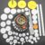 82Pcs Plastic Gears Set 0.5 Modulus DIY Robot Parts