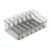 8.3 x 5.1 Inch Spice Rack Organizer, Compact PET Plastic Countertop Storage Stand for Kitchen Cabinet and Pantry Shelf Organization (1 Piece)