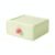 8.3 x 7.1 x 4.0 Inch Desktop Storage Box, PP Plastic Organizer Bin for Office Desk Drawers, Compact Container for Pens and Clips