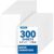 8.5″x11″ White Card Stock Paper, 110lb Cardstock Printer Paper 300 Sheets