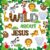 87Pcs Jungle Animals Bulletin Board Set Back to School Wild About Jesus Christian Cutouts Classroom Wild Animal Leaves Wall Decorations for Chalkboard VBS Church Preschool Forest Party Supplies