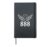 888 Angel Number, Wings & Halo-Spiritual Numerology Hardcover Journal, Black