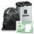 8 Gallon Trash Bags Drawstring-132 Count Medium Garbage Bags,30 Liter Strong Plastic Trash Can Liners Unscented,Thick Waste Basket Bags for Home Bathroom Office Kitchen(Black)