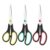 8 Inch All Purpose Scissors 3 Pack, Sharp Stainless Steel Blades with Comfort Soft Grip Handles, Right & Left Handed Scissors for Office School Home Craft Sewing Fabric