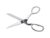 8 Inch Forged Scissors Bent Handle Tabletop Cutting Balanced