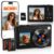 8K Digital Camera with Dual Screen, WiFi, Autofocus, Anti-Shake, Compact Travel/Vlog Camera for Teens & Beginners, 2 Batteries & 32GB Card (Deep Black)