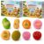 8 Pack Crunchy Squishy Pack, Wiht Mango, Pineapple bun, Pudding, and Orange